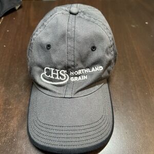 CHS Northland Grain Mens OSFA Gray Adjustable Dad Hat Cap Port Authority